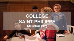 Collège Saint-Philippe à Meudon