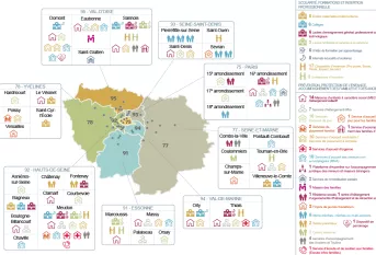 Carte établissement IDF
