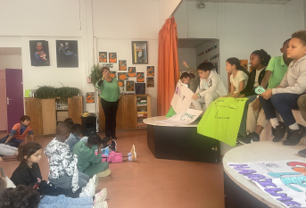 Les élèves en plein débat sur le thème du harcèlement