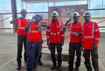 Les jeunes en formation coffreur bancheur