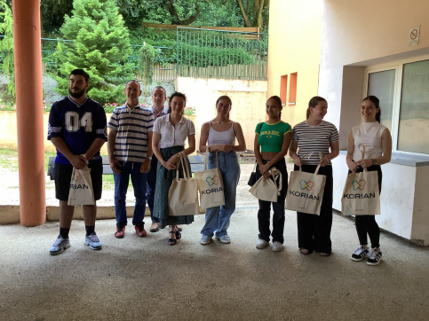 Les jeunes du Lycée Nature et Services du MAF Service à la personne 2024