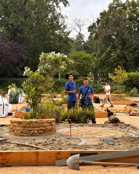 Les jeunes du Campus Saint-Antoine pendant leur épreuve MAF