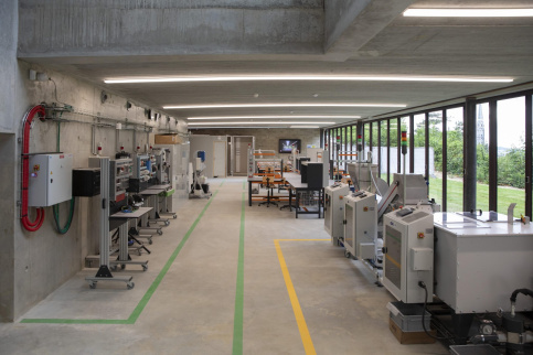 Intérieur de la Galerie des apprentissages du Campus Saint-Philippe