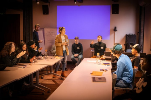 En pleine séance de travail 