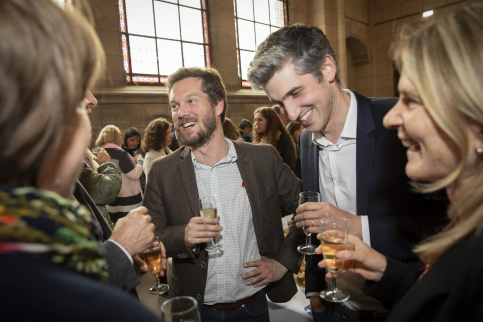 L'équipe du projet Saint-Philippe : Grégory, Jean-Vianney et Maud