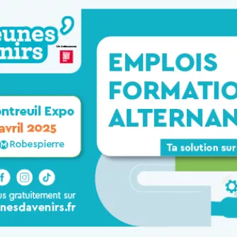 Affiche du Salon Jeunes d'Avenir des 9 et 10 avril 2025